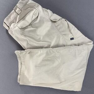 5.11 Tactical Pants Mens 42x30 Beige Ripstop Cargo Hiking Outdoor Workwear